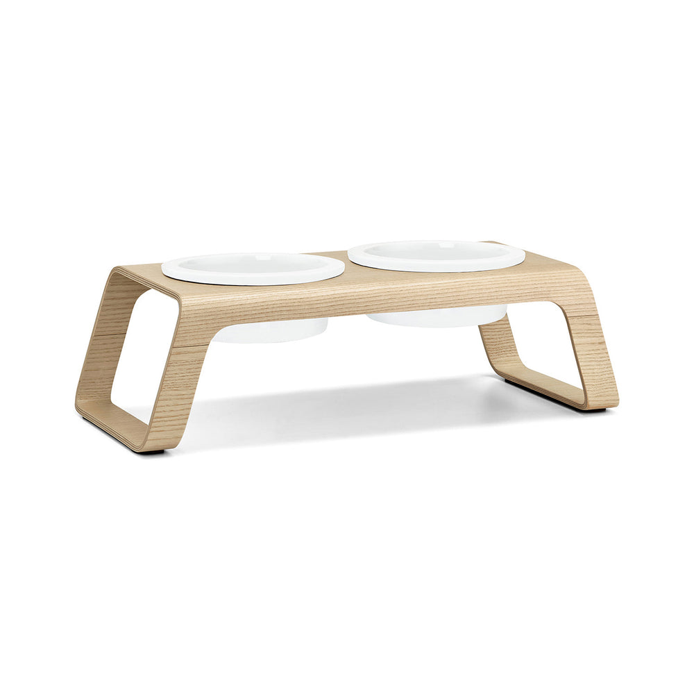 Desco Dog Feeder with Porcelain Bowl