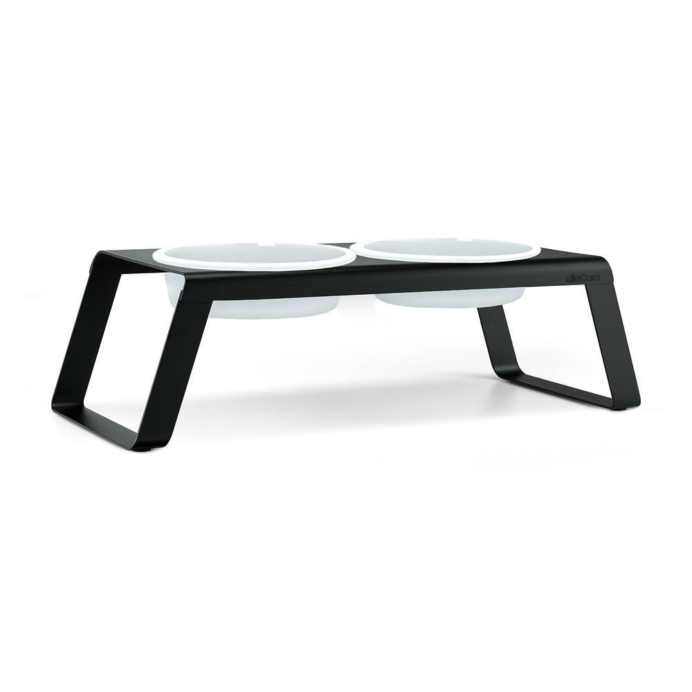 Desco Dog Feeder with Porcelain Bowl