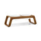 Desco Dog Feeder with Porcelain Bowl  option Walnut