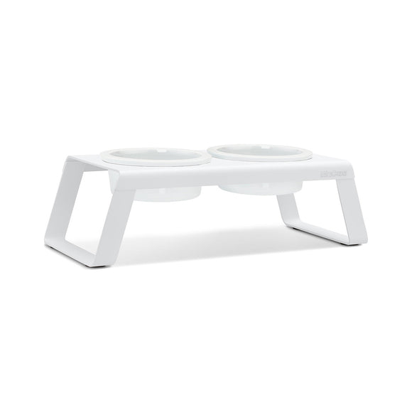 Desco Dog Feeder with Porcelain Bowl