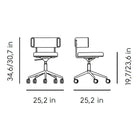 Amelie DP TS Swivel Armchair