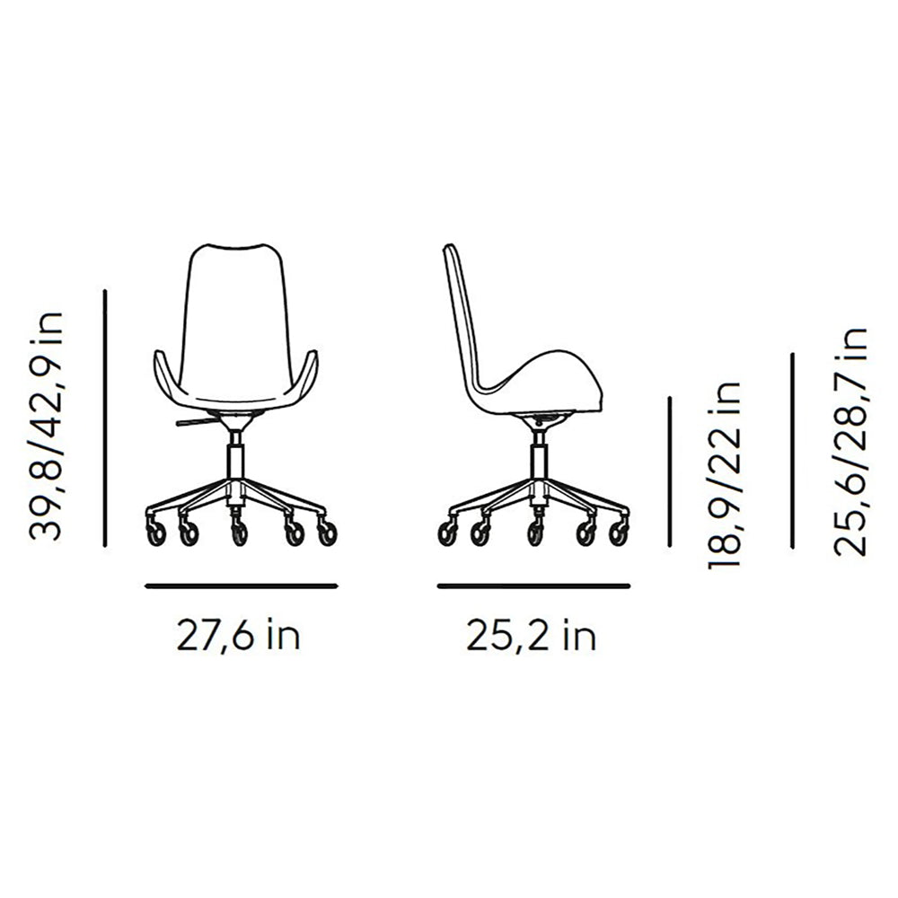 Dalia DPA TS Swivel Armchair