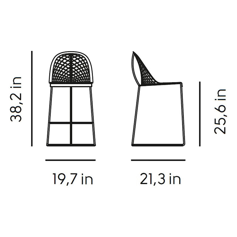 Guapa H65 M CU Counter Stool