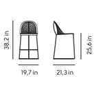 Guapa H65 M CU Counter Stool
