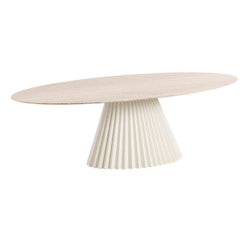 Plisse Elliptical Dining Table