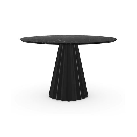 Plisse Round Dining Table