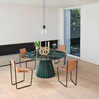 Plisse Round Dining Table