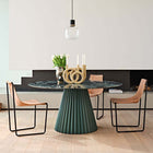 Plisse Round Dining Table