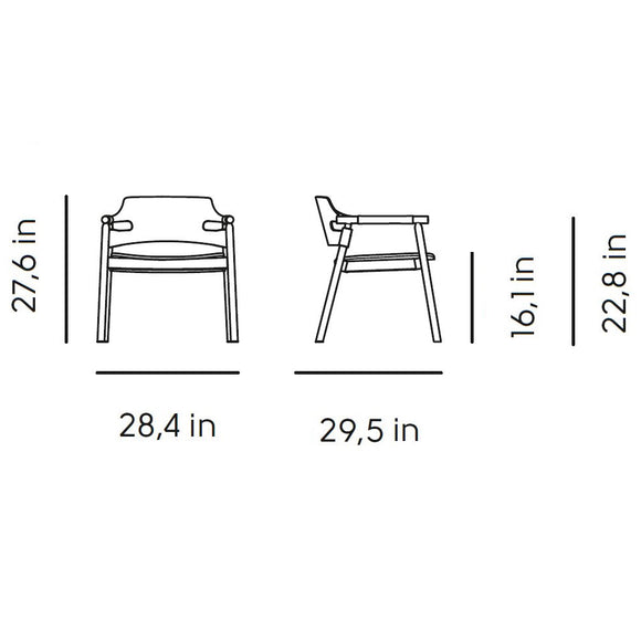 Suite AP L CU Lounge Armchair