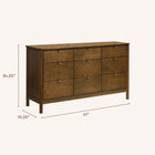 Bondi 9-Drawer Assembled Dresser