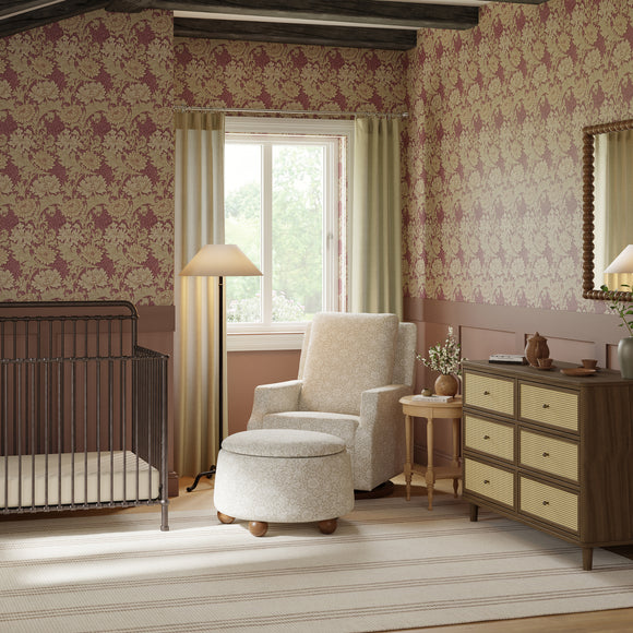 Crewe Recliner and Swivel Glider with Wood Base