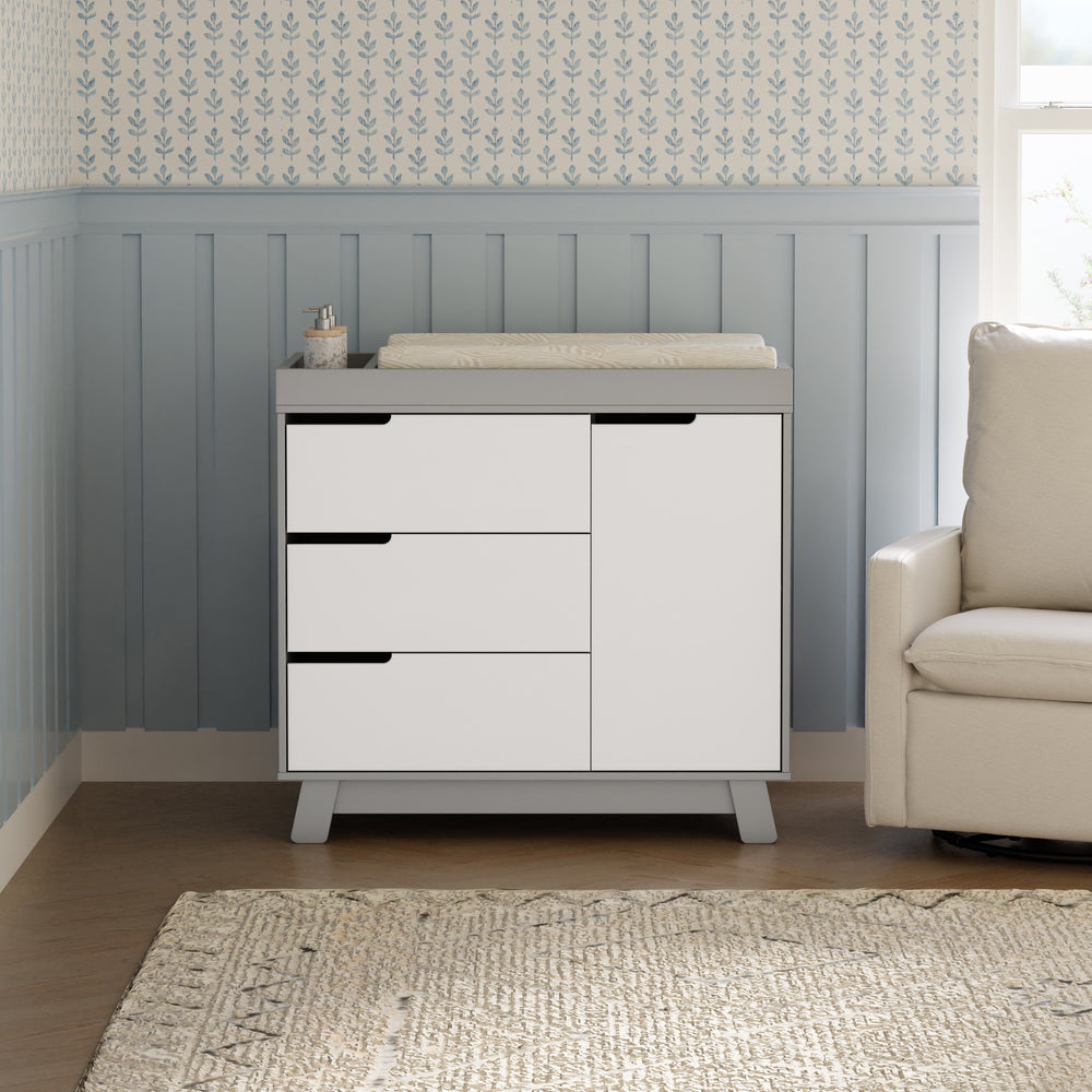 Hudson 3-Drawer Changer Dresser with Changing Tray