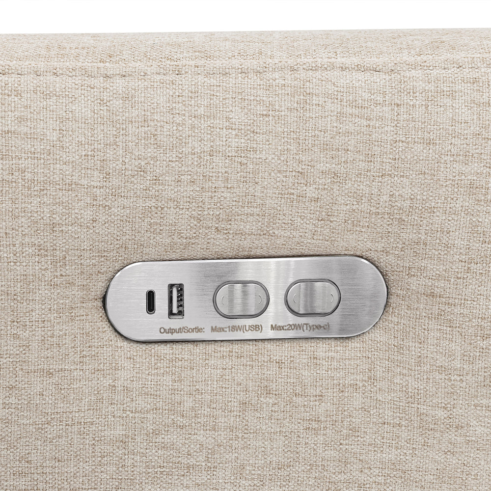 Kiwi Plus Glider Recliner with Electronic Control and USB