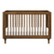 Lolly 3-in-1 Convertible Crib with Conversion Kit  option Natural Walnut