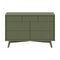 Palma 7-Drawer Double Dresser  option Olive