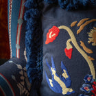 A Swallow's Horizon Embroidered Pillow