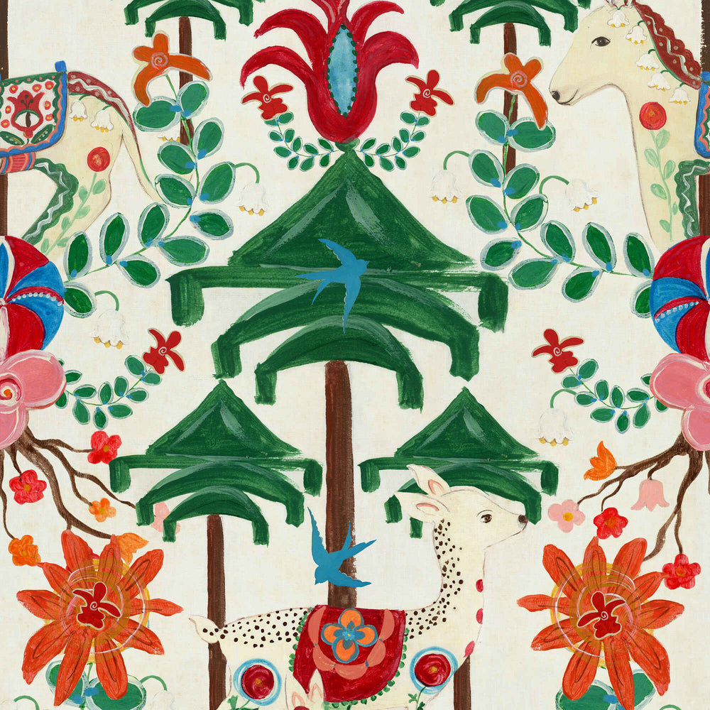 A Woodland Tale Wallpaper Sample Swatch