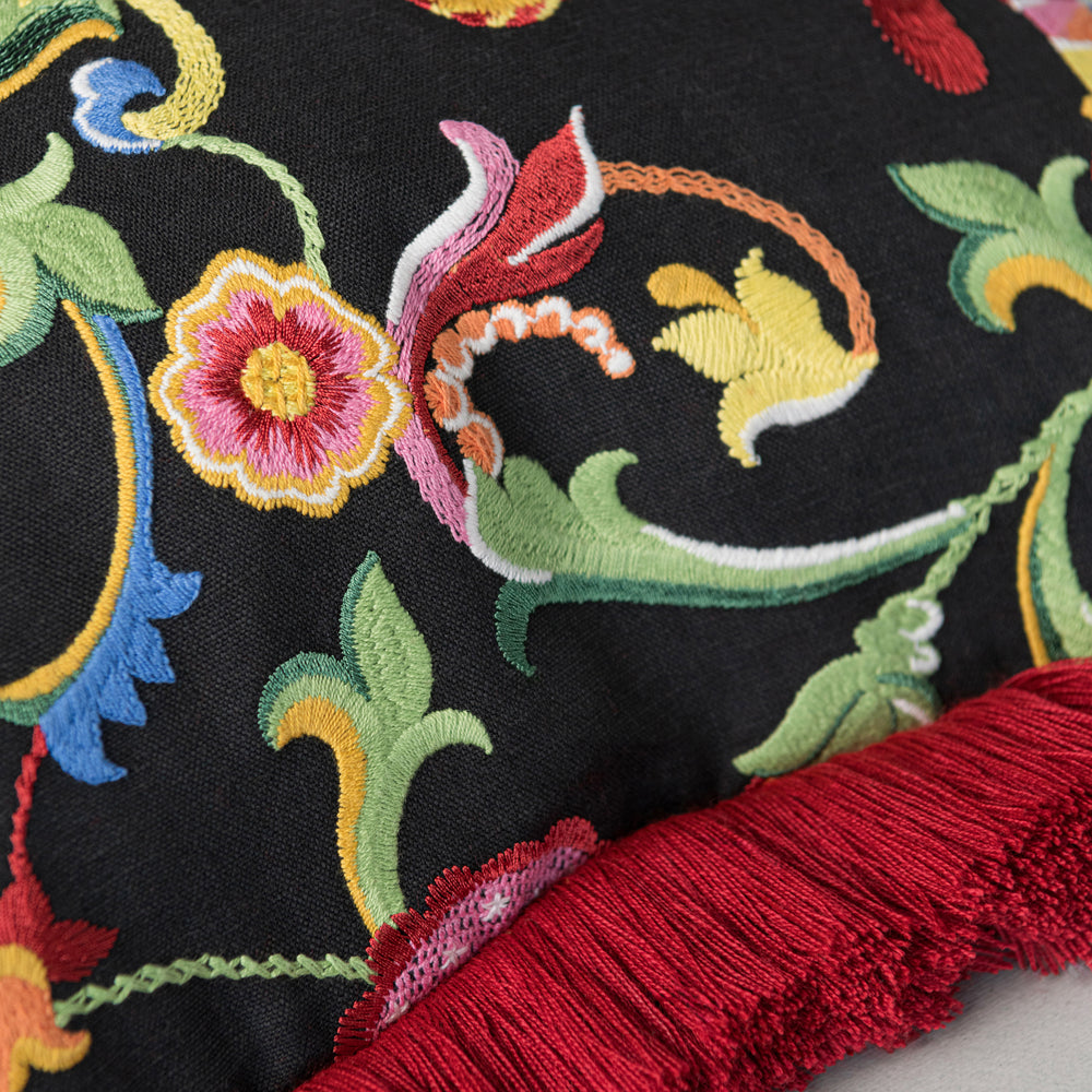 Al Fresco Embroidered Pillow