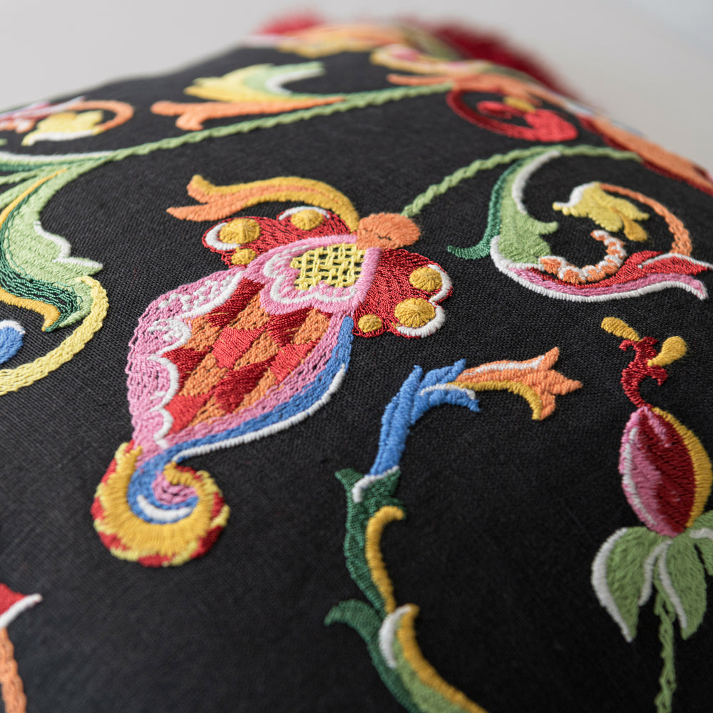 Al Fresco Embroidered Pillow