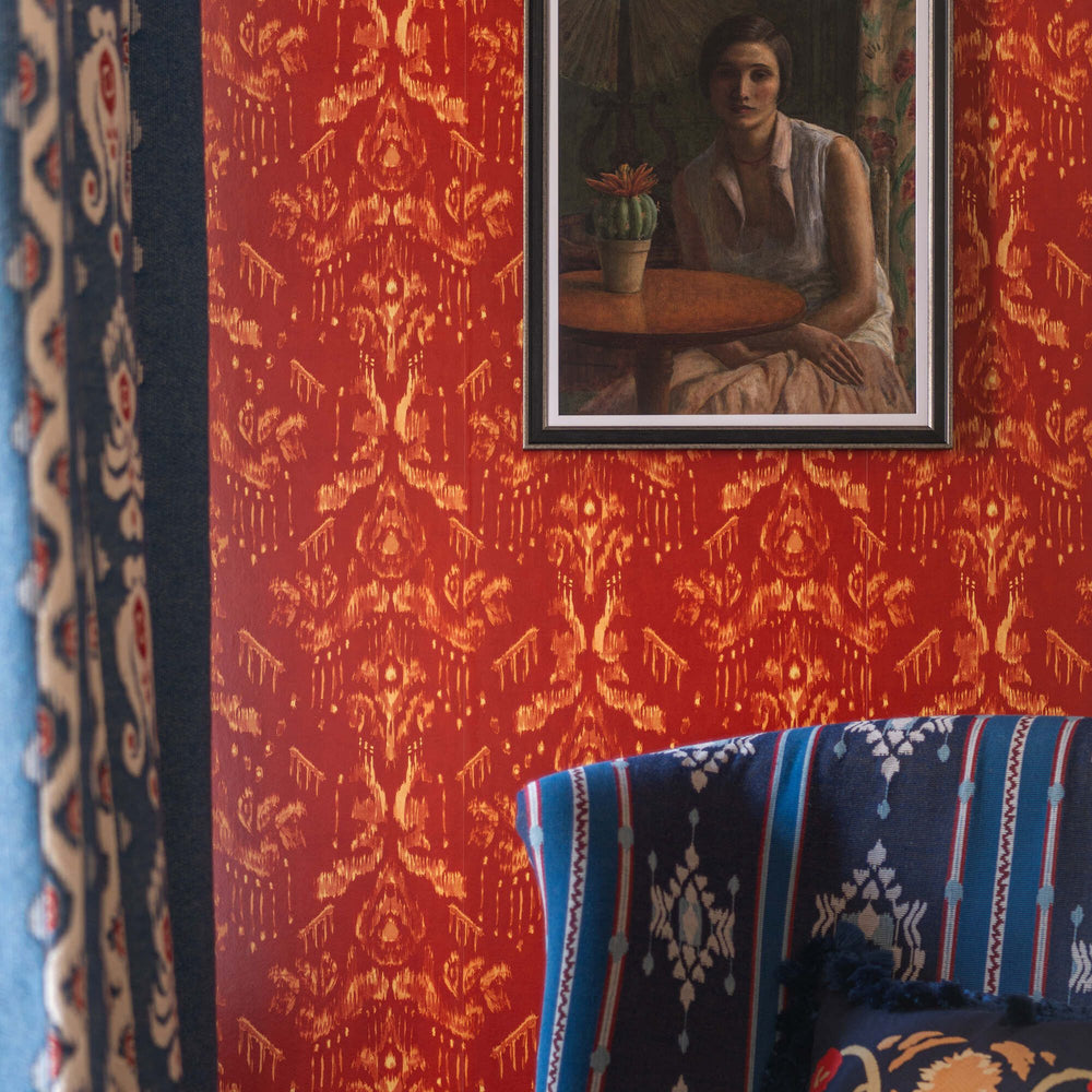 Ancestral Ikat Wallpaper