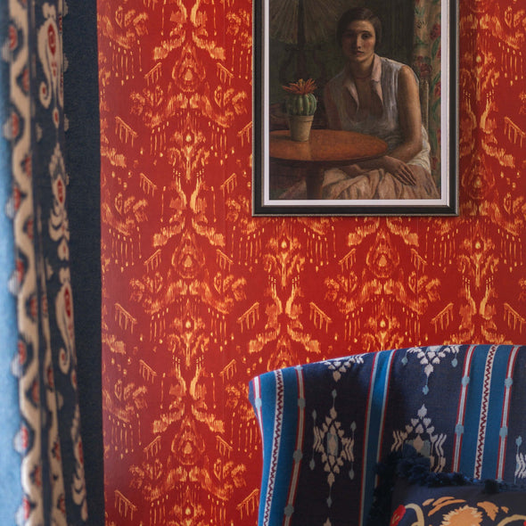 Ancestral Ikat Wallpaper