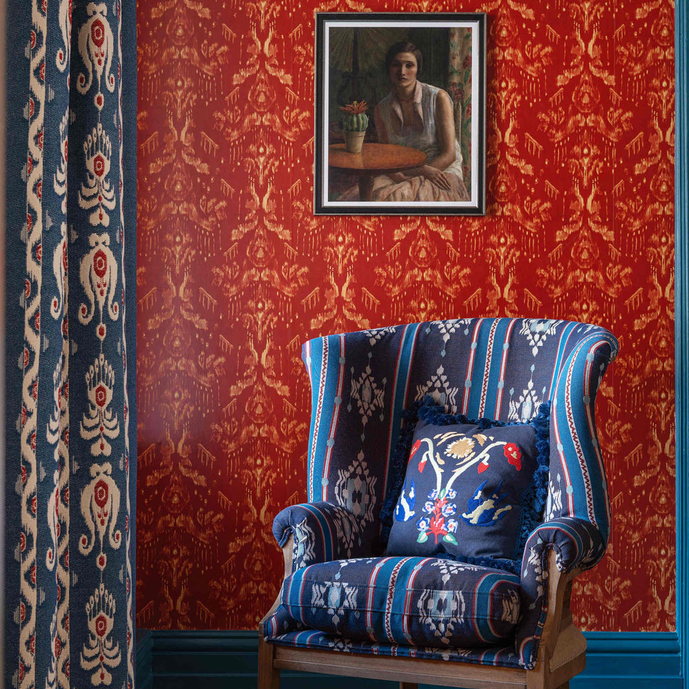Ancestral Ikat Wallpaper