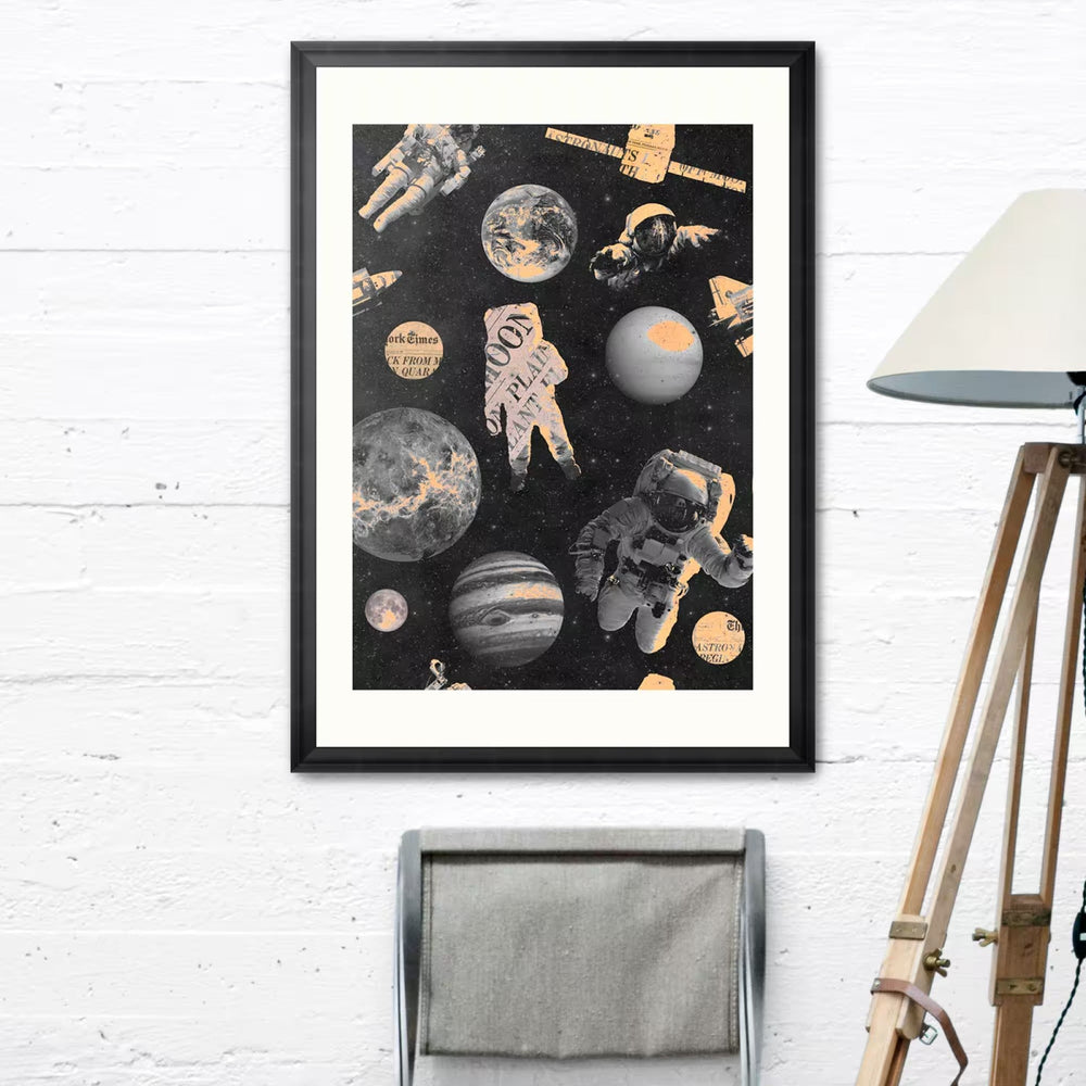 Astronauts Framed Art