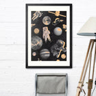 Astronauts Framed Art