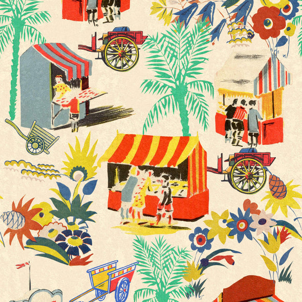 Carretto Del Cibo Wallpaper Sample Swatch