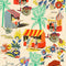 Carretto Del Cibo Wallpaper Sample Swatch  option Taupe Sample