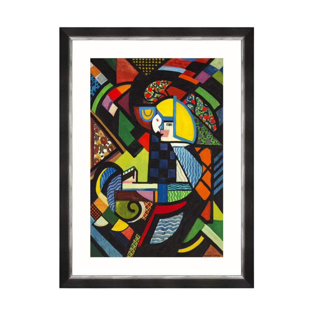 Daughter in a Rocker Chair by Henry Sayen Framed Art