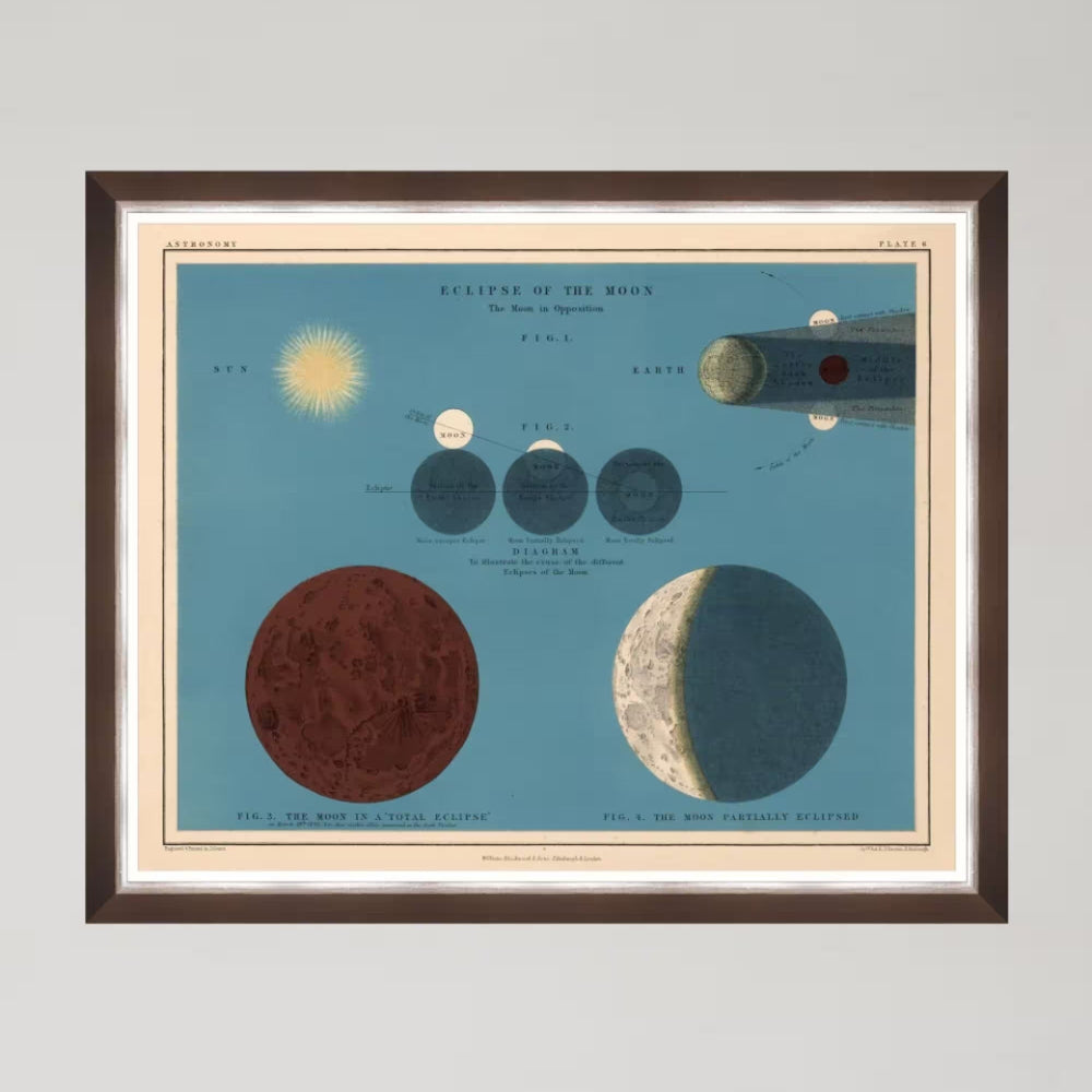 Eclipse of the Moon Framed Art