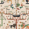 Fairies And Dragons Wallpaper  option Taupe