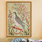 Falcon on a Perch Framed Art