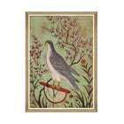 Falcon on a Perch Framed Art