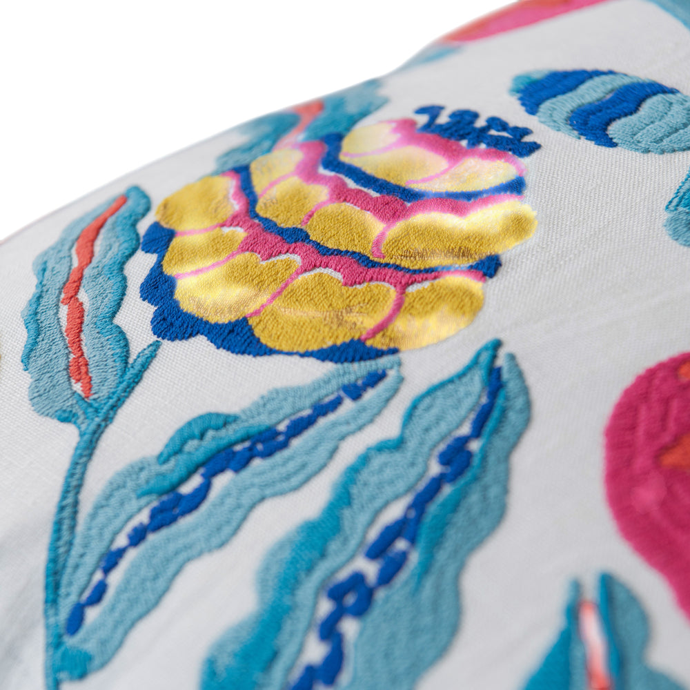 Fiori Di Limone Embroidered Pillow
