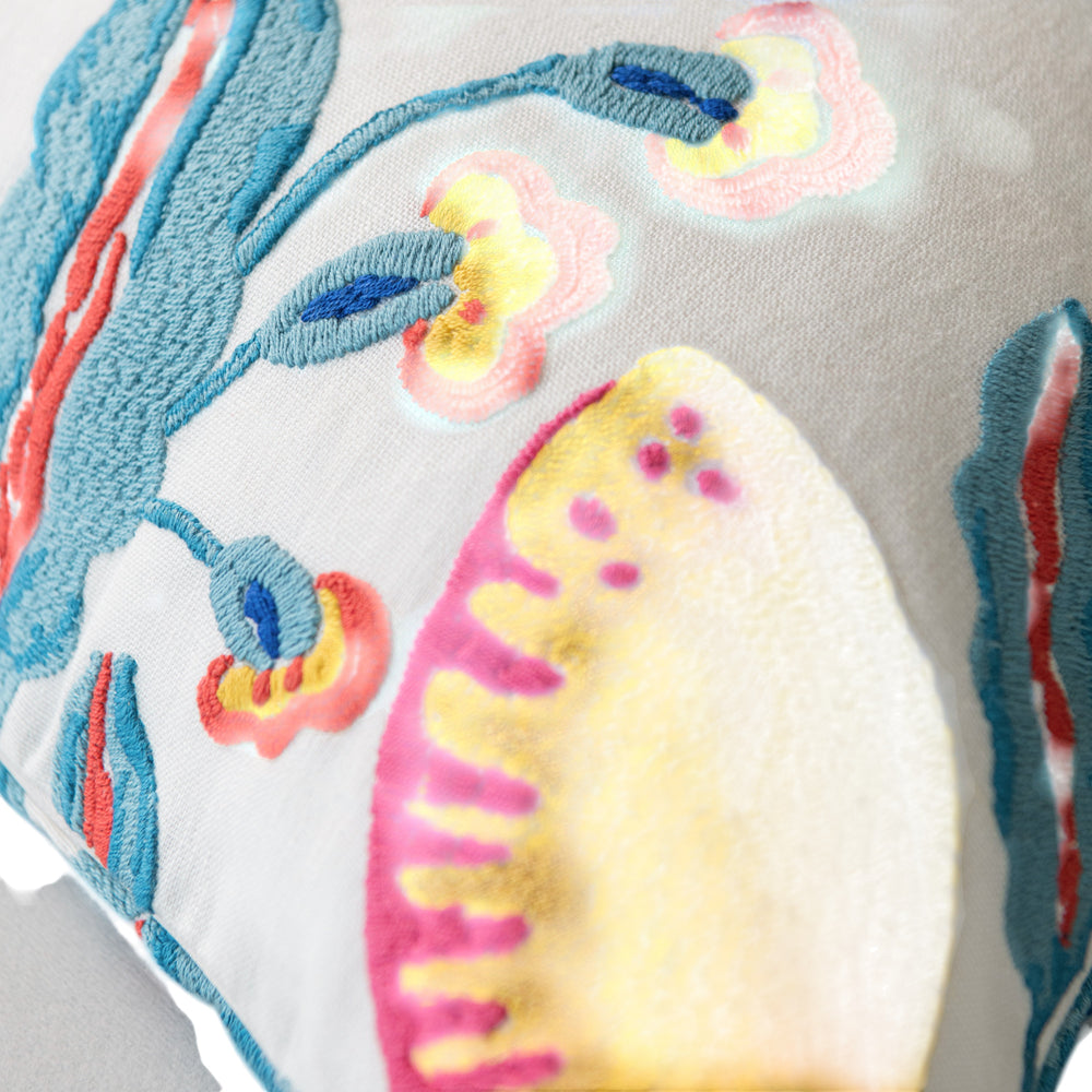 Fiori Di Limone Embroidered Pillow