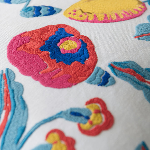 Fiori Di Limone Embroidered Pillow