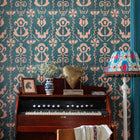 Grandma's Stencil Wallpaper