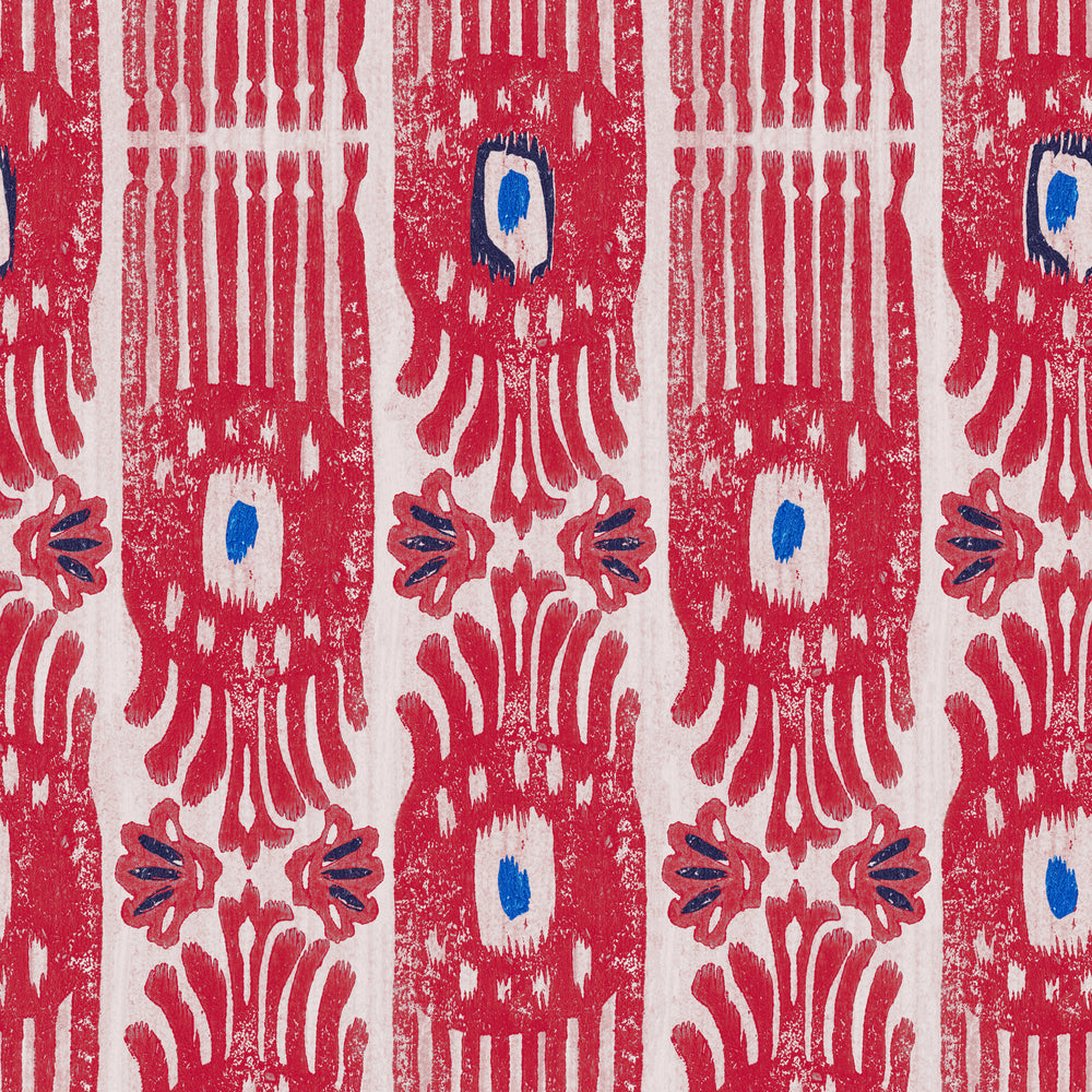 Ikat Wallpaper Sample Swatch