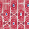 Ikat Wallpaper Sample Swatch  option Raspberry Ripple Sample