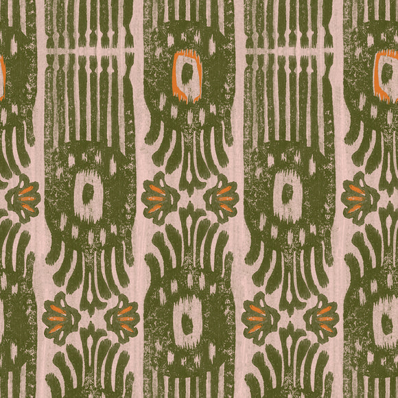 Ikat Wallpaper Sample Swatch