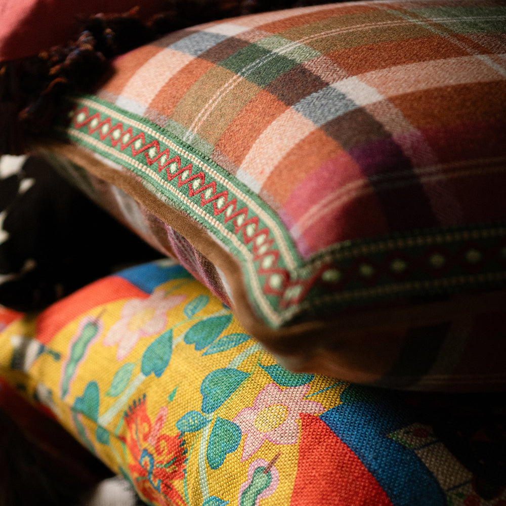 Kerschdorf Plaid Carrot Pillow