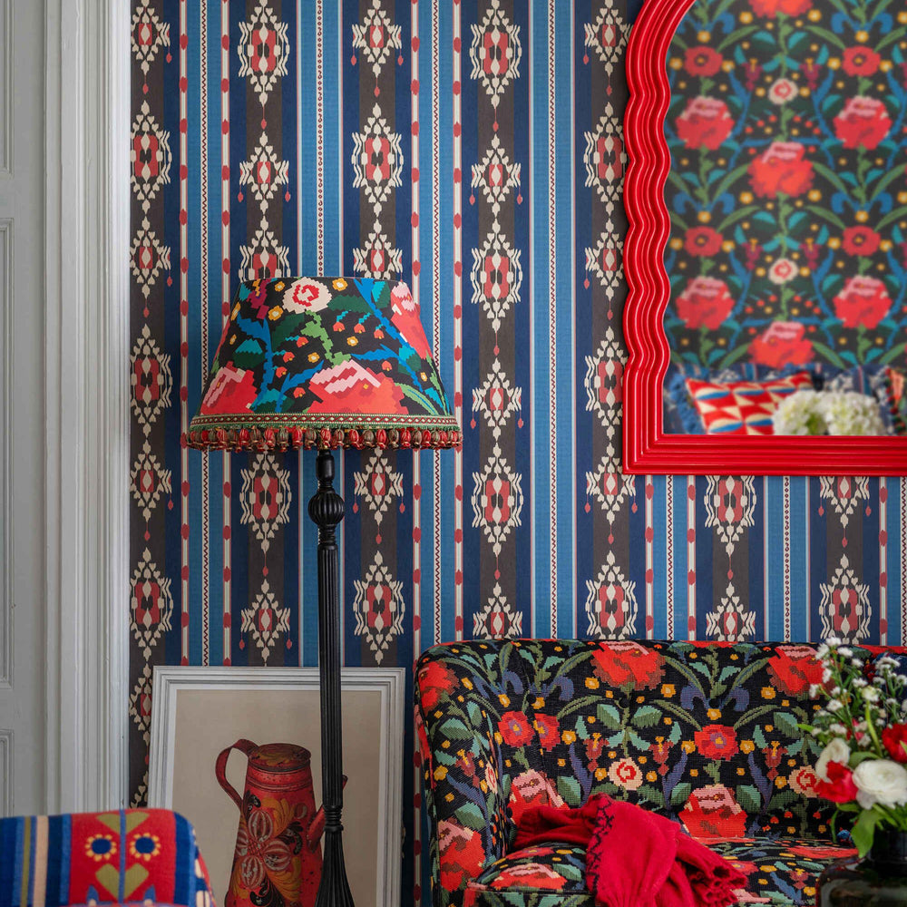King's Ikat Wallpaper