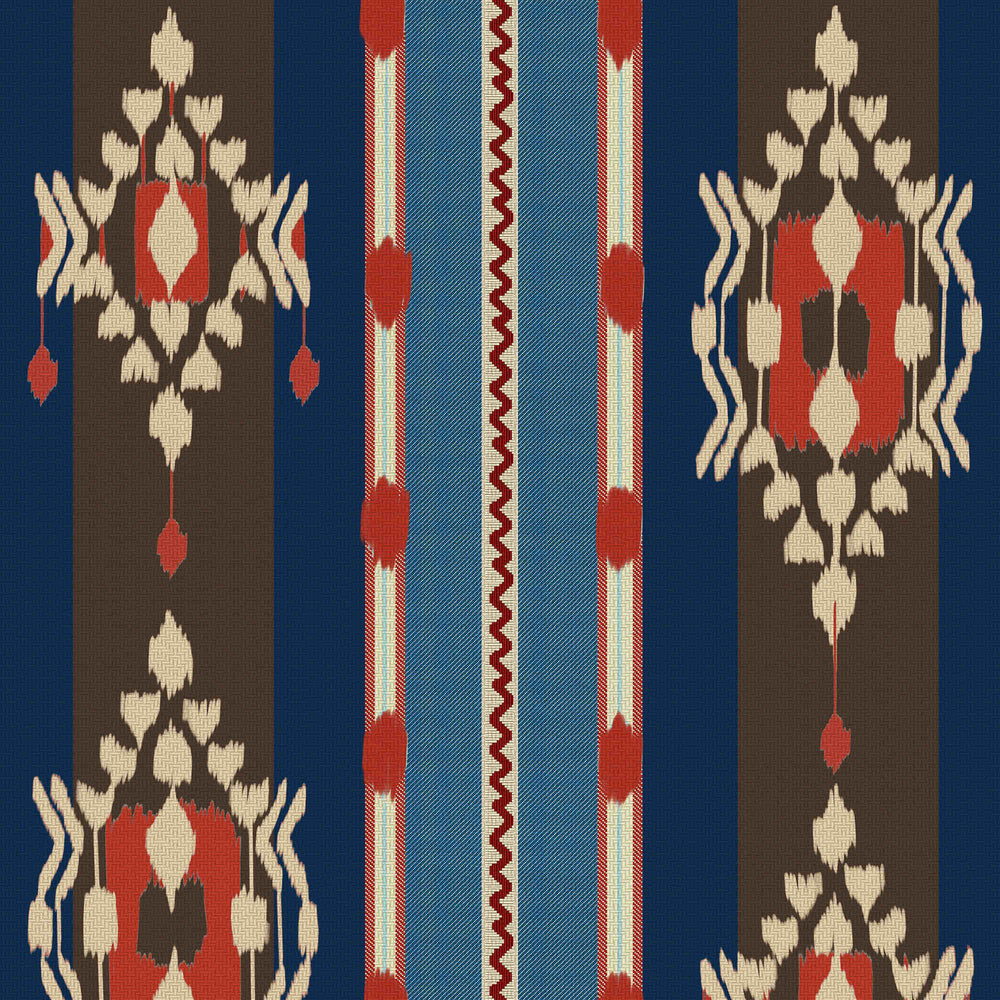 King's Ikat Wallpaper