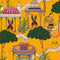 Maghreb Wallpaper Sample Swatch  option Turmeric Sample