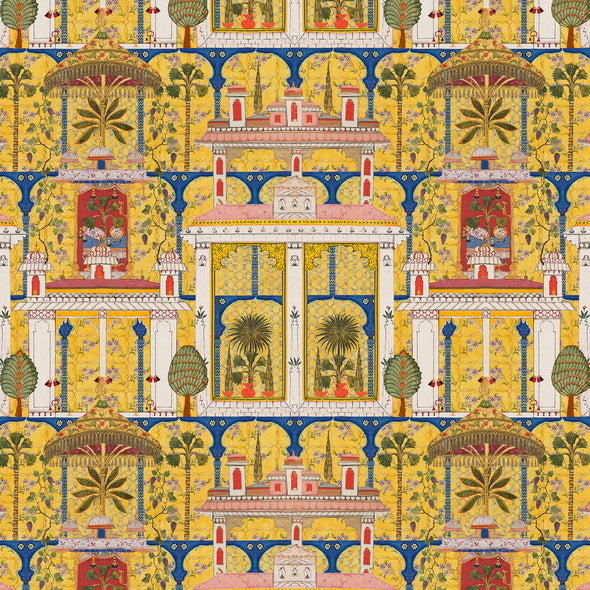 Majorelle Garden Agate Wallpaper Sample Swatch