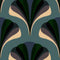 Mezzelune Wallpaper  option Kale