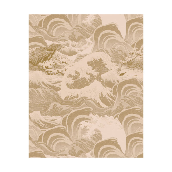 Sea Waves Wallpaper Sample Swatch