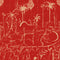 The Club Wallpaper Sample Swatch  option Poppy Sample